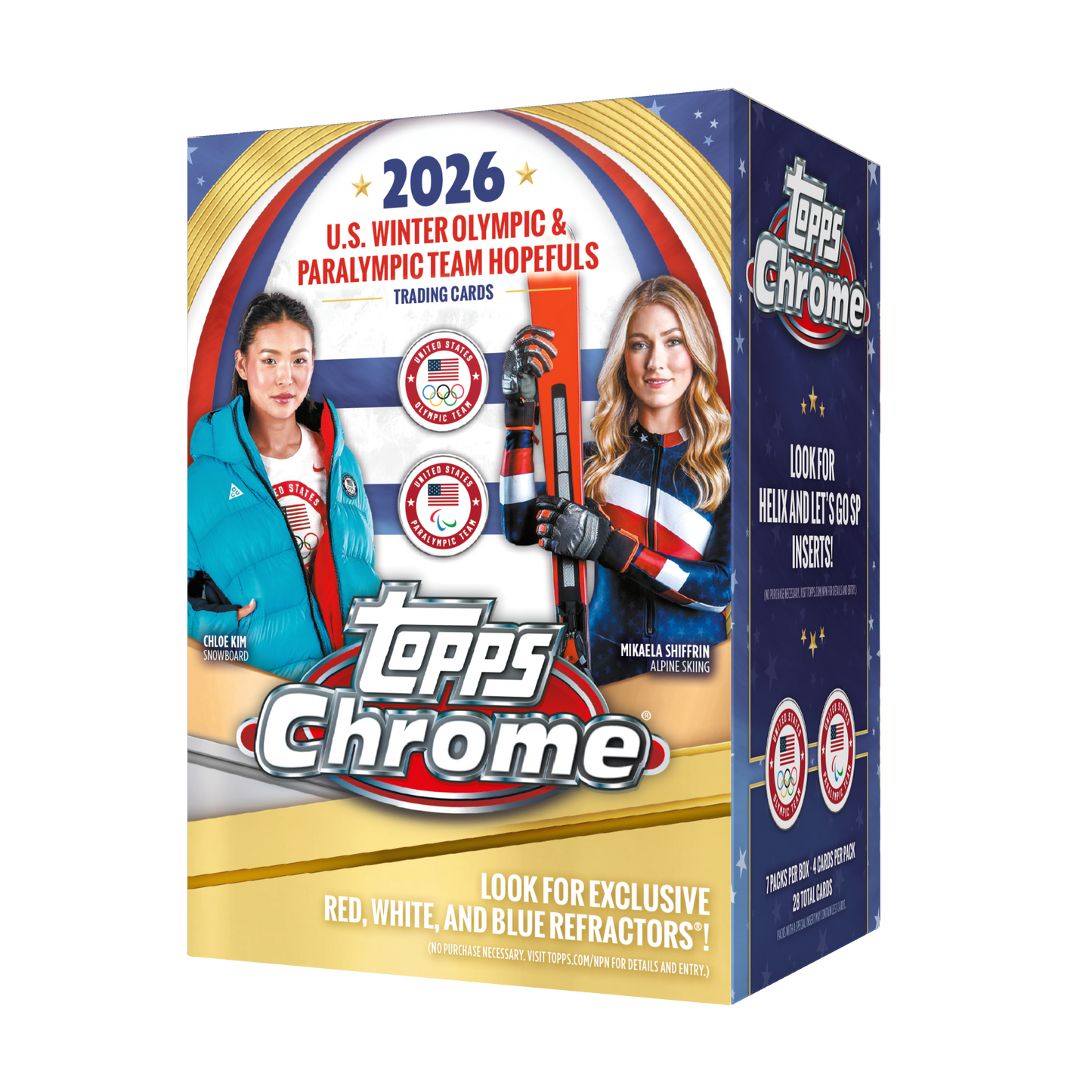2026 Topps Chrome US Olympics Blaster Box