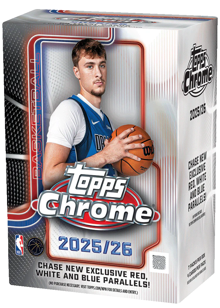 2025-26 Topps Chome NBA Basketball Blaster Box