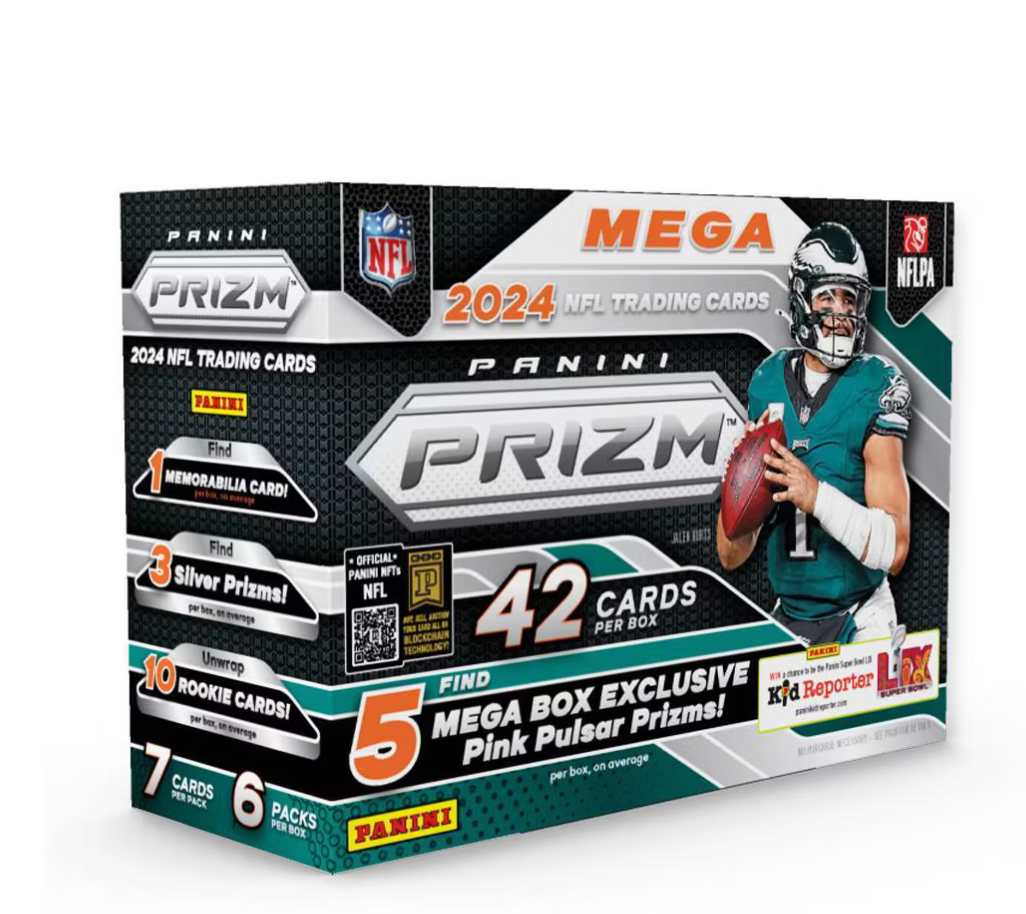 2024 Panini Prizm NFL Football Mega Box