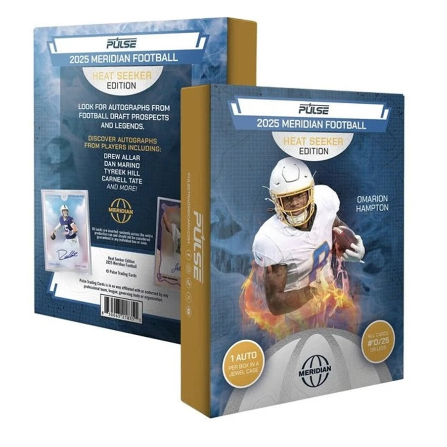 2025 Pulse Meridian Football Heat Seeker Edition Hobby Box