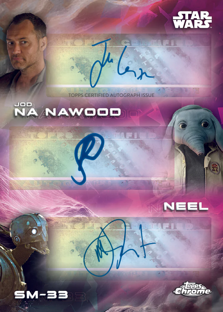 2025 Topps Star Wars Chrome Sapphire Edition Box