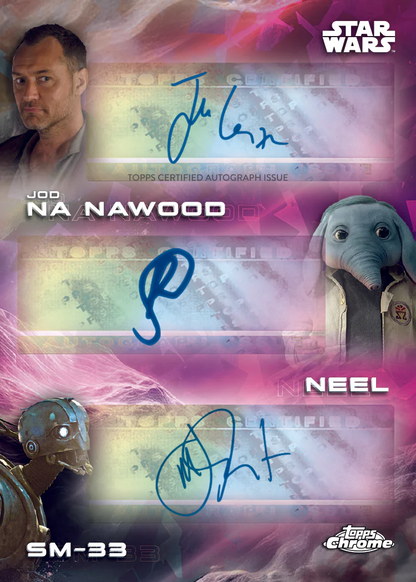 2025 Topps Star Wars Chrome Sapphire Edition Box