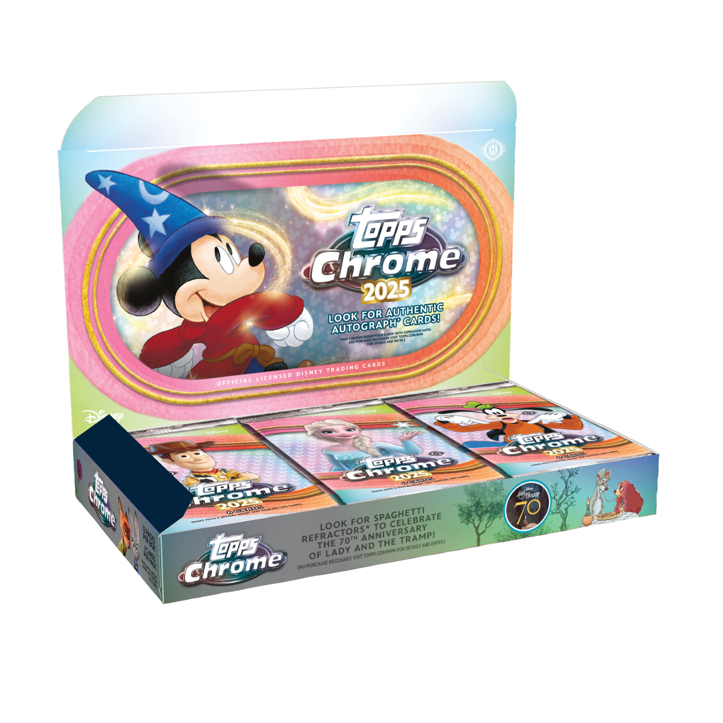 2025 Topps Chrome Disney Hobby Box