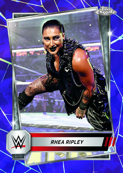2025 Topps Chrome WWE Sapphire Edition Box