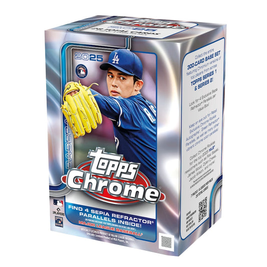 2025 Topps Chrome MLB Baseball Blaster Box