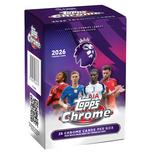2026 Topps Chrome Premier League Soccer Blaster Box