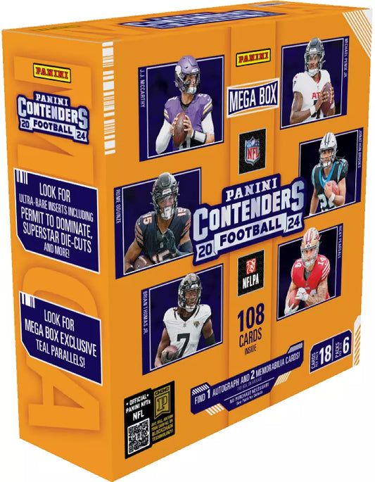 2024 Panini Contenders NFL Football Mega Box