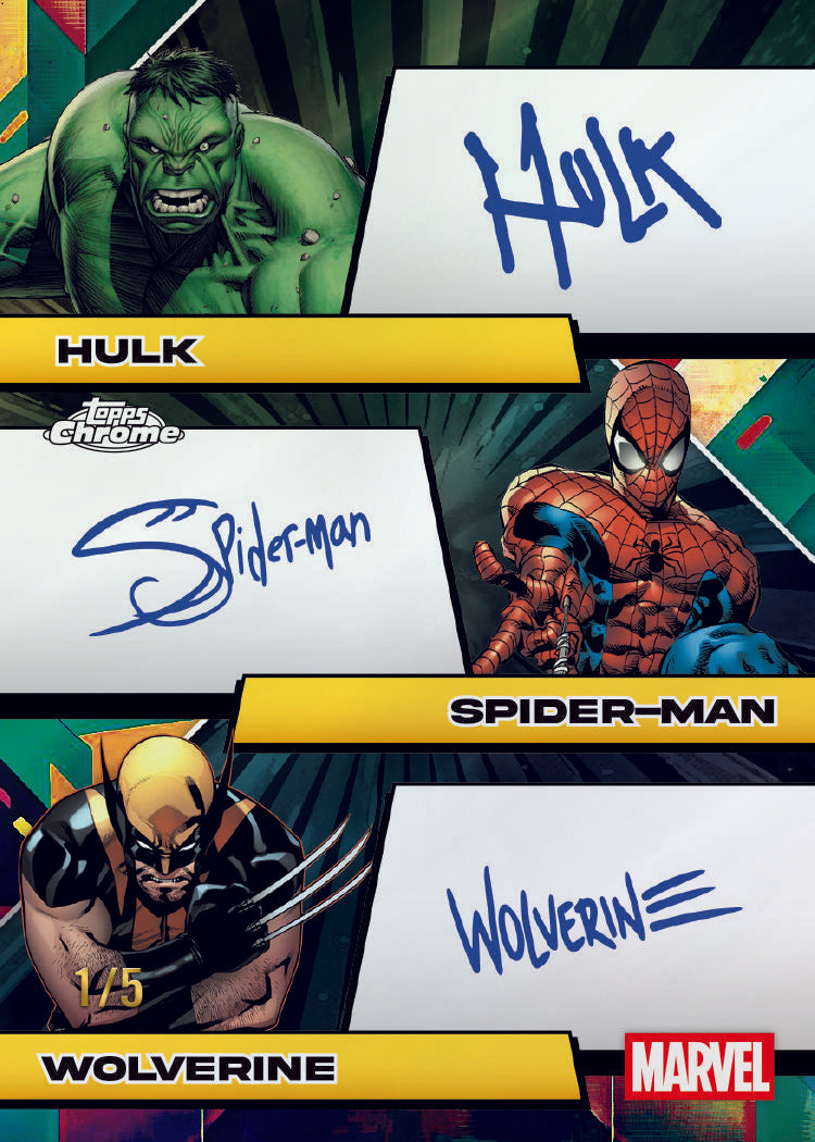 2025 Topps Marvel Chrome Hobby Box