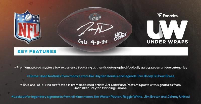 2025 Under Wraps NFL Footballs