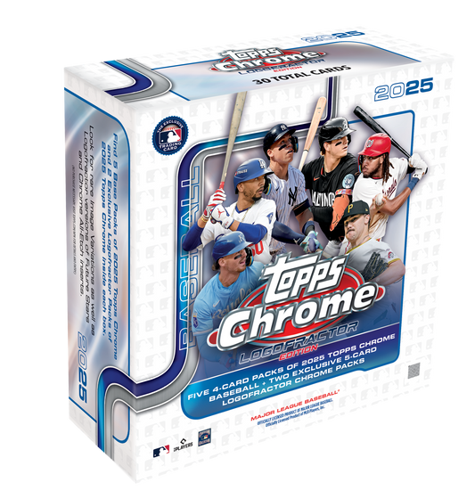 2025 Topps Chrome Baseball Logofractor Edition Box