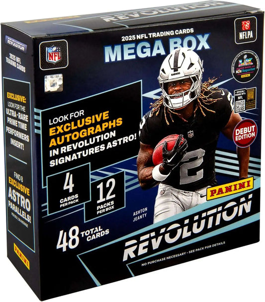 2025 Panini Revolution NFL Football Cards Mega Box