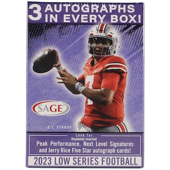 Sage 2023 Low Series Football Blaster Box