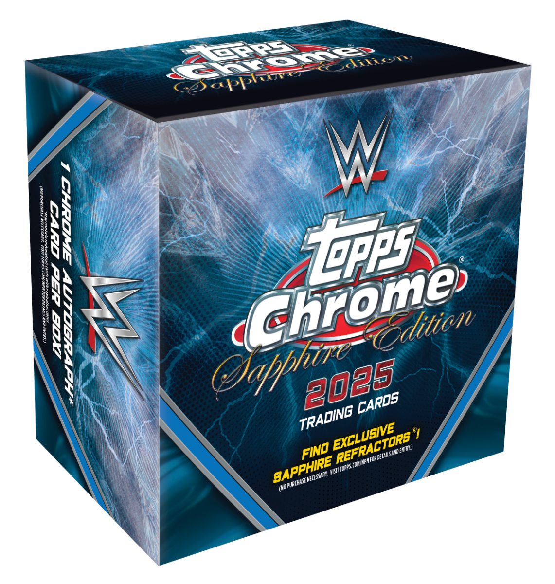 2025 Topps Chrome WWE Sapphire Edition Box