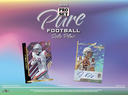 2024 Pro Set Pure Football Hobby Box