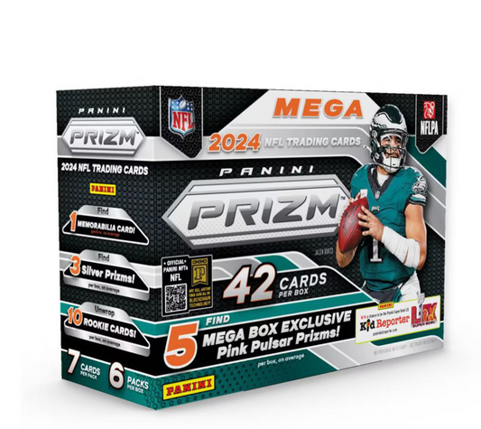 2024 Panini Prizm NFL Football Mega Box