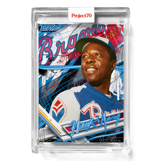 TOPPS Project 70 2017 Topps Hank Aaron Card by King Saladeen