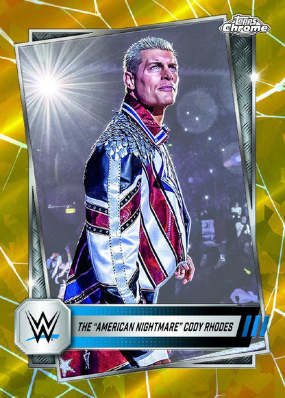 2025 Topps Chrome WWE Sapphire Edition Box