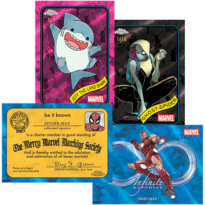 2025 Topps Marvel Chrome Sapphire Edition Box