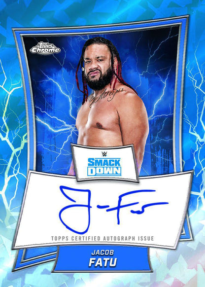 2025 Topps Chrome WWE Sapphire Edition Box