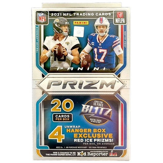Panini: Prizm 2021 NFL Trading Cards - Hanger Box