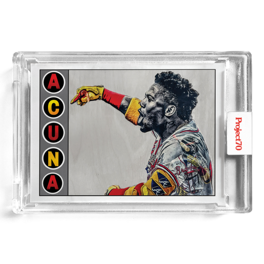 Topps Project 70 '08 Topps Ronald Acuna Jr. by Lauren Taylor (LE 3975)