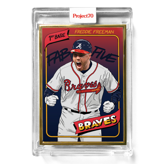 TOPPS Project 70 1980 Topps Freddie Freeman Card
