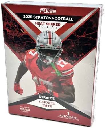 2025 Pulse Stratos Football Heat Seeker Edition Hobby Box